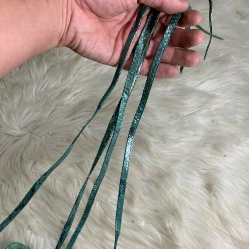 Gianni Versace Couture New Python Strappy Heels Si - image 4